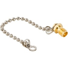 2-pcs Amphenol RF SMA0005A1-3G Female SMA Protective Dust Cap with Chain 132348