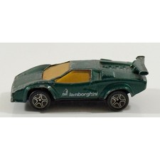 Matchbox Lamborghini Countach LP500S Kids 1:64 Green Vintage 1985 Diecast Car