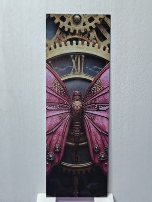 Wings of the Timeless Hour Bookmark | Butterfly Steampunk Bookmark