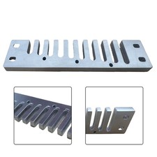 Silver Aluminum Alloy 10 Holes Comb Harmonica Part for Marine Band Crossover