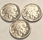 Three  (3) 1928 P  Buffalo Nickel s MIXED GRADES NO RESERVE  *J1855