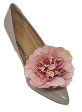 Dusty Pink Color Clip for Shoes 2 pcs Flower Shoe Clips, Shoe Accessory