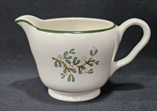 Vintage Cuthbertson Original Christmas Tree Creamer Mistletoe & Holly