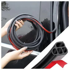 Car Door Rubber Seal Strip,Double Layer L Shape Automotive Weather Stripping,...