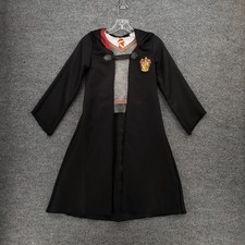 Harry Potter Costume Robe Kids Unisex Medium Black Gryffindor Hogwarts Halloween