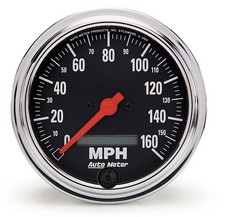 Autometer 3-38in Electronic 160mp Speedometer- 2489 Autometer 3-38in Electronic 160mp Speedometer- 2489