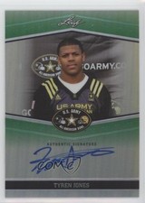 2013 Leaf Metal Draft Green Prismatic 4/10 Tyren Jones #ATA-TJ1 Auto 0s3