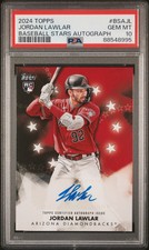 2024 Topps Baseball Stars Autographs Jordan Lawlar #BSAJL PSA 10