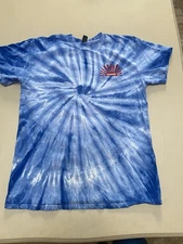 Johnsonville Brats Tie-Dye T-Shirt, Blue, Mens Size Medium