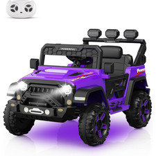 12V Kids Ride on Truck Car, with Parent Remote Control,3 Speeds, Battery Powered