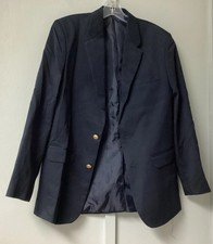 Arrow Boys Suit Blazer Size 18 Jacket Navy 2 Gold Buttons Dressy Lined