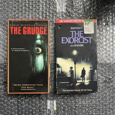 The Grudge And The Exorcist VHS Lot Of Two Sealed - Image 1 of 4