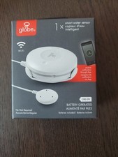 Globe Electric Wi-Fi Smart Water Leak Detector Sensor, No Hub Required, Battery