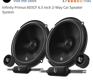 Infinity Primus 603CF 6.5 in 2-Way Car Speaker System (MPN 603CF)