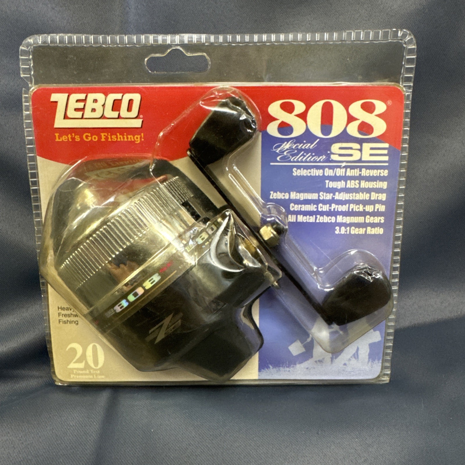 Vintage - Zebco 808 SE - Metal Gears - Heavy Freshwater - Sp
