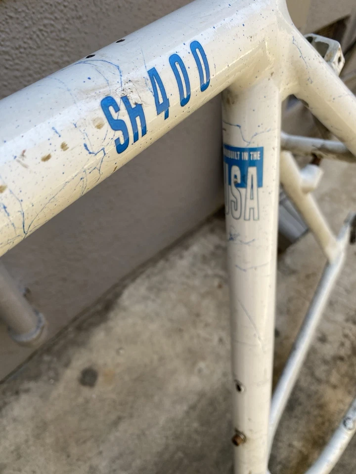 Винтажная Алюминиевая Велосипедная Рама и Вилка Cannondale SH 400 (см. Фото Состояния) - Изображение 3 из 4