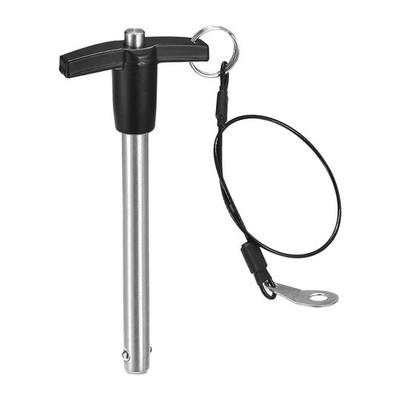 T Handle Locking Pins Push-Button Quick Release Pin with Lanyard (9.5mm-90mm)