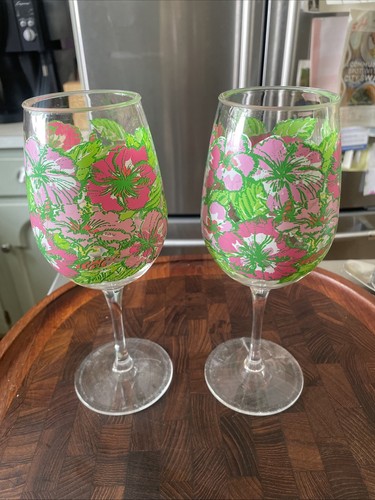 Lilly Pulitzer Wine Glasses