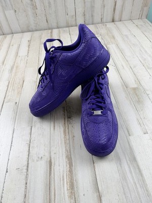 Nike Kobe Bryant x Air Force 1 Low Court Purple IB0018 500 Men Sz 10 Barley Worn