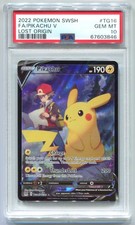PSA 10 Pikachu V TG16/TG30 Pokemon Lost Origin Trainer Gallery Sword Shield
