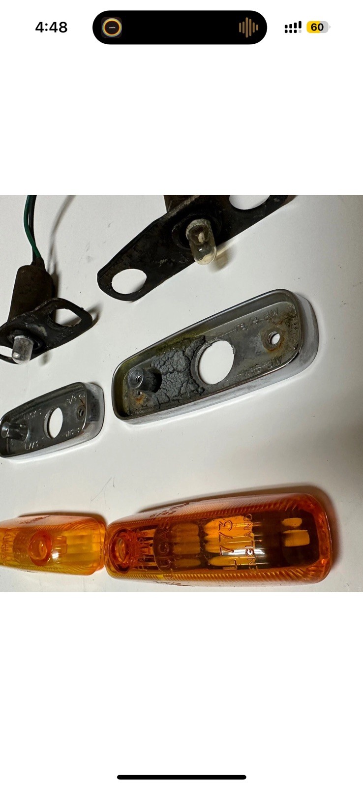1981-1988 Rolls Royce Silver Spur Left Right Side Turn Signal Lamp Indicator OEM