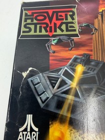 Hover Strike Atari Jaguar Cartridge Boxed With Manual & Overlay 64 Bit Shooter
