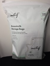 Motif Medical Breastmilk Storage Bags 100 Count 8oz BPA-Free Leak Proof