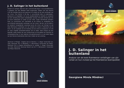 J. D. Salinger in het buitenland Georgiana Mirela Mîndreci Taschenbuch Paperback