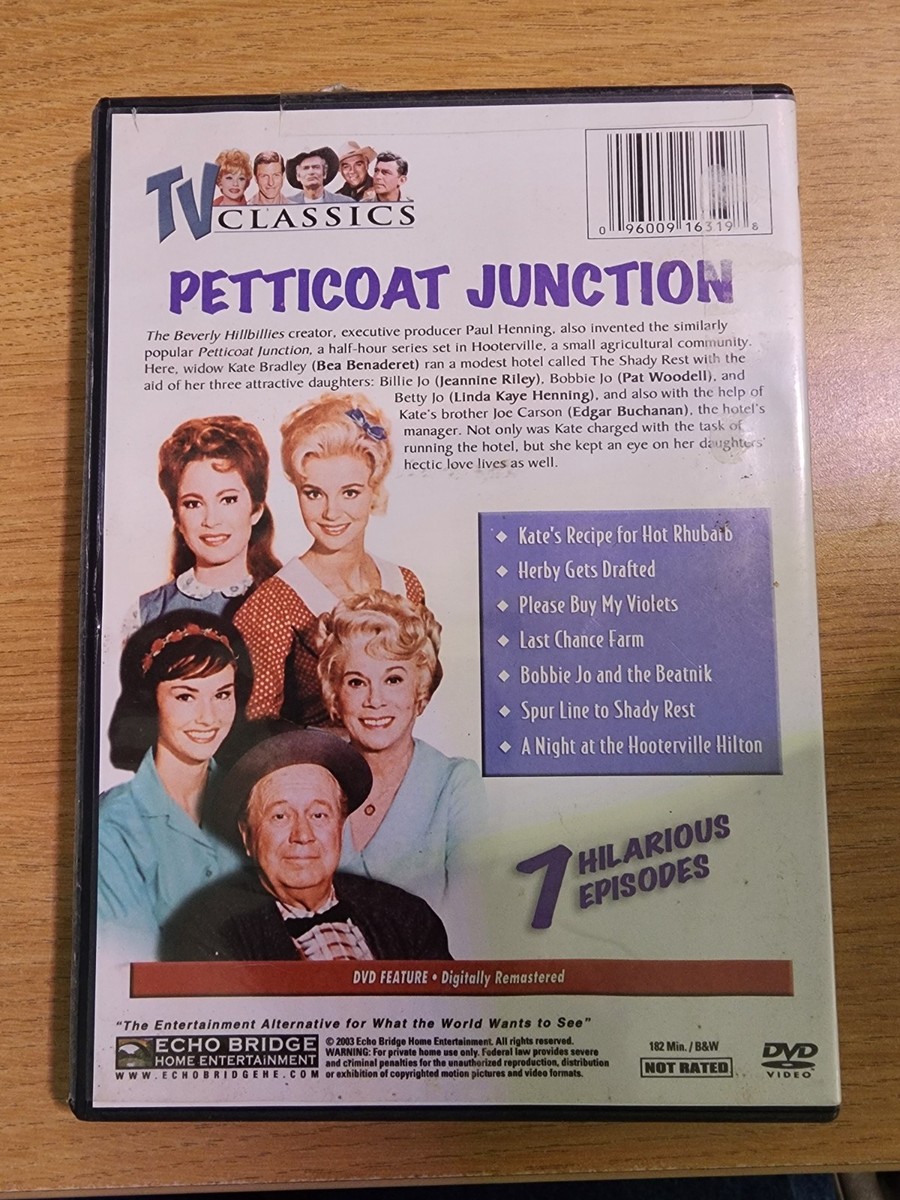 Petticoat Junction (DVD, 2003, 7 Hilarious Episodes) Bea Benaderet