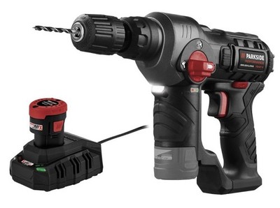 PARKSIDE PERFORMANCE 12V Akku Bohrhammer PBHAP 12 SDS Akku 2,0 Ah und Ladegerät