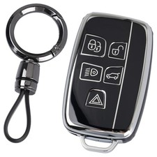 Key Fob Cover, Car Key Case Shell Protector Compatible with 2012-2019 Black