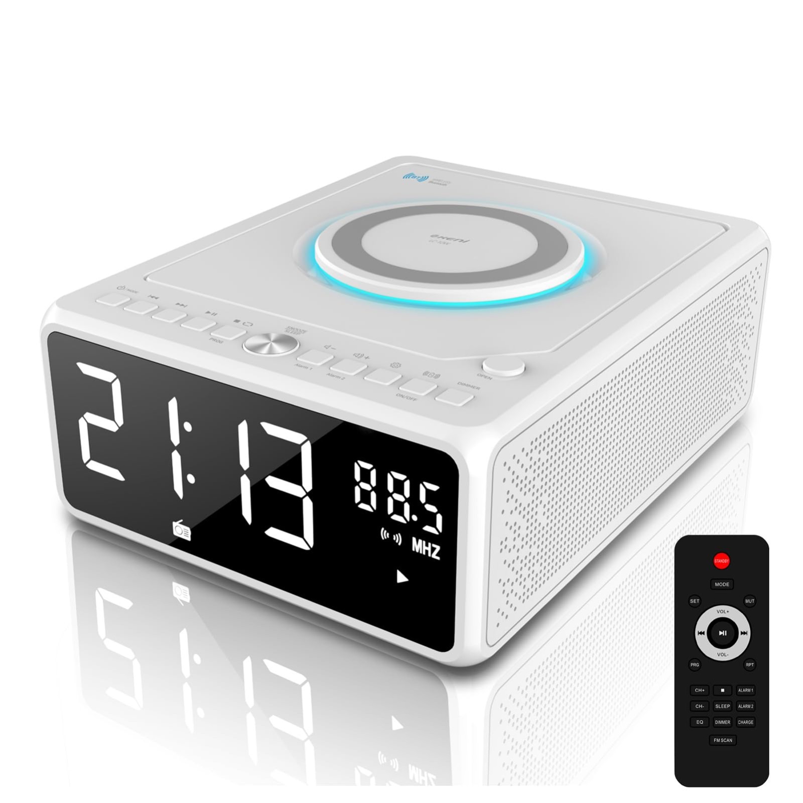 Radio, Bluetooth Boombox With Remote Mp3/usb M