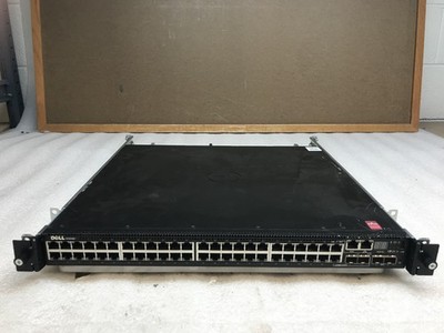 Dell E06W PowerConnect N3048P E06W002 48-Port PoE Switch 2x 1100 PS & Rails