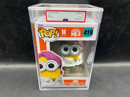 2024 Funko POP! Jin Despicable Me 4 Rocks #419 PSA 10 GEM MINT