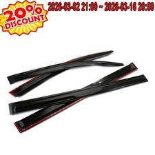Window Visor Fits Toyota Sienna 2011-2020 Tape-on JDM Mugen Style 4PCS