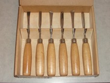 Vintage 6 pc X-Acto wood Carving Tool Set No. 79 in beautiful condition