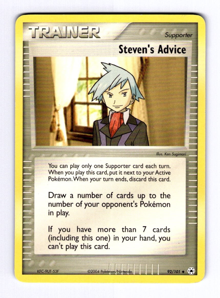 Steven's Advice Power Keepers #83 (2007) Uncommon LP Pokemon