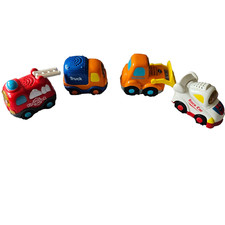 VTech Go Go Smart Wheels Vehicle Lot Fire Truck Bulldozer Race Car Toy