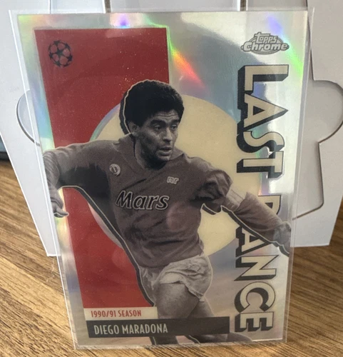 Topps Chrome UCL 1990/91 Diego Maradona SSC Napoli Last Dance Insert #LD-10