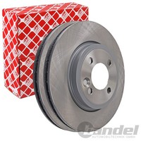 2X febi Bremsscheiben Ø276Mm Vorne Passend FÜR Mini Mini