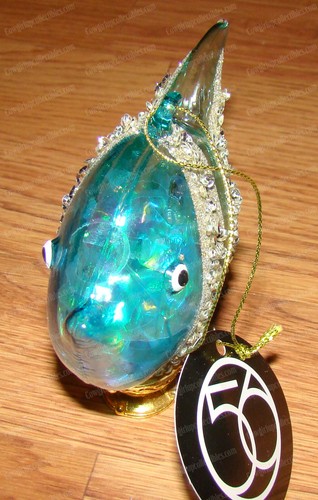 Dept. 56, Coast to Coast Collection ANGEL FISH Glass Ornament (6002585) - Picture 5 of 10