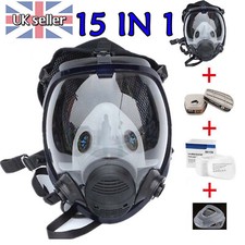 15 in 1 Full Face Mask For 6800 Series Gas Painting Spray Protection Respirator