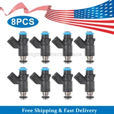 Set of 8 Fuel Injectors 12613412 For Chevrolet Silverado Suburban GMC Sierra