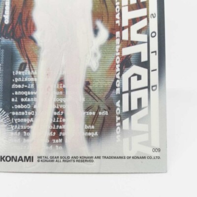 009 Nastasia Romanenko Metal Gear Solid Trading card Plastic Back
