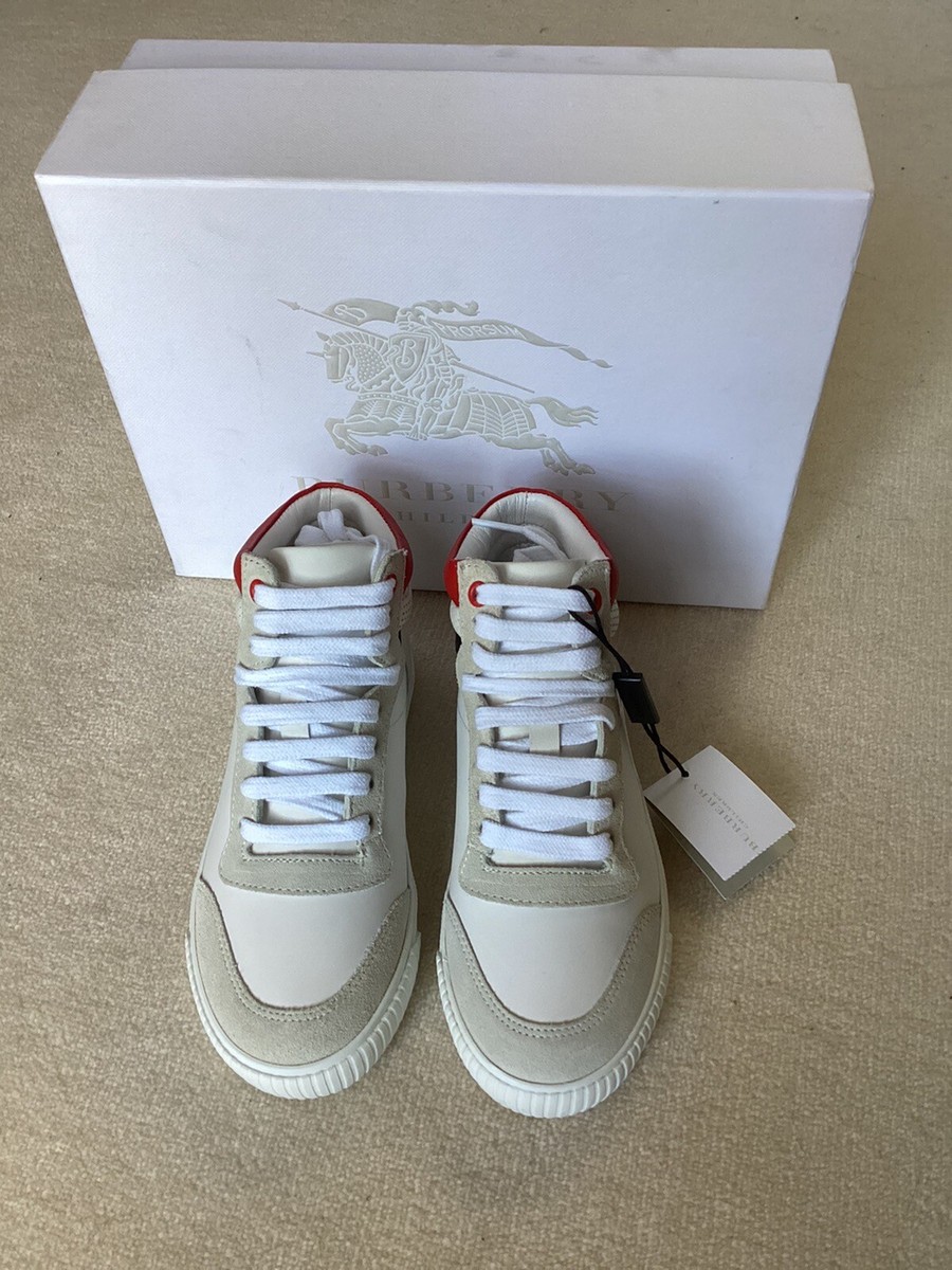 Children Burberry Burberry Reeth High Top Sneakers Laki-laki