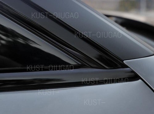 For 2019-2023 AUDI A7 S7 Window Full Complete Around Cover Stainless steel black - Bild 3 von 6