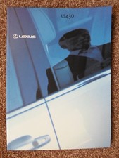 LEXUS LS430 SALOON orig 2001 UK Mkt Prestige Sales Brochure