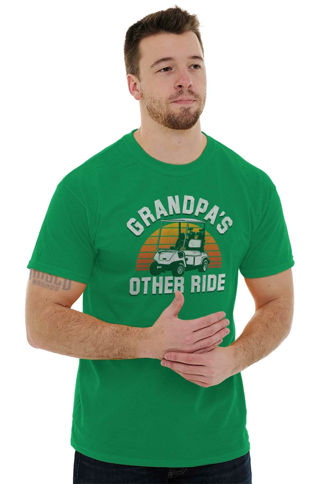 ALTRA T shirt girocollo casual da uomo regalo nonno golf altro nonno nonno