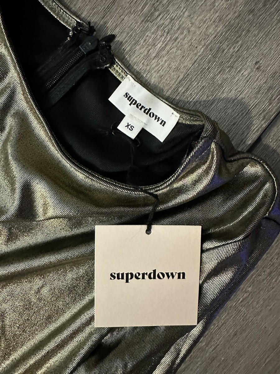 super down Metallic dress XS NWT! | eBay