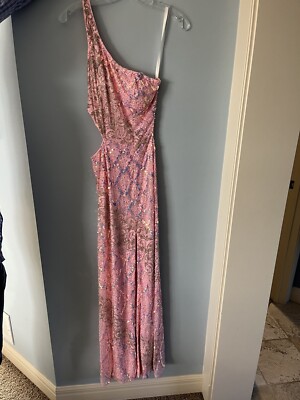 Primavera Prom Dress 3749 Pink Worn Once